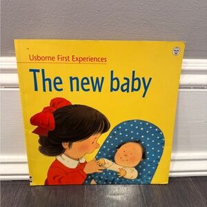 Usborne First Experienced The New Baby Paperback Book Toddler Kids Baby